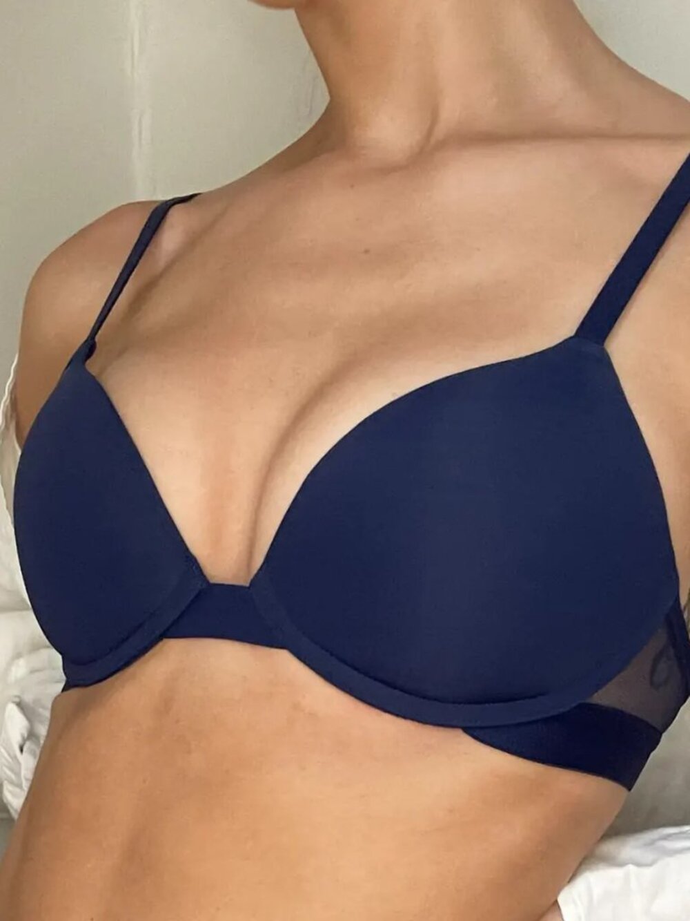 Pepper Lift Up bra 34B blue